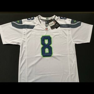 NWT Nike Carlos Dunlap II Seattle Seahawks #8 White NFL Jersey Youth XL 18-20